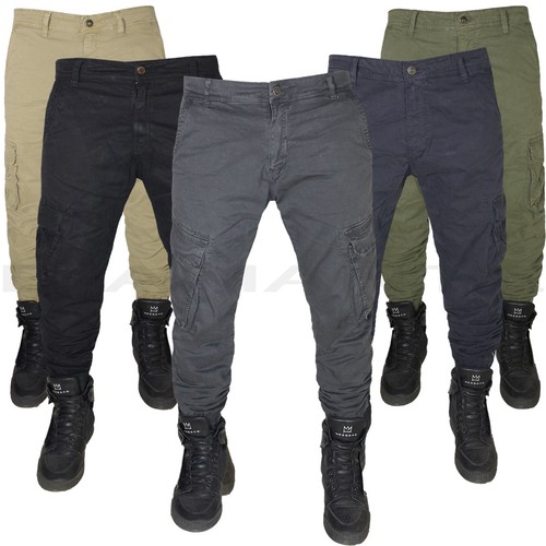 Pantaloni uomo cargo tasche - pantaloni,