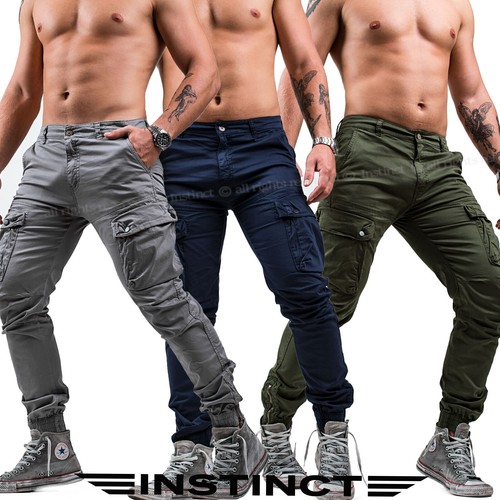 Pantaloni uomo cargo - pantaloni, con