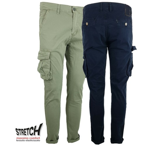 Pantaloni cargo uomo con - pantaloni,