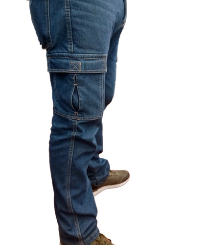 Pantaloni uomo cargo jeans - uomo, da