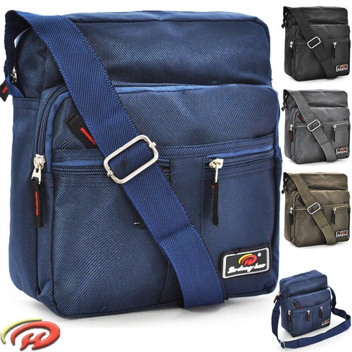 Borsello messenger blu uomo - borsello,